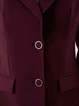 Krep Kad?n Blazer Ceket