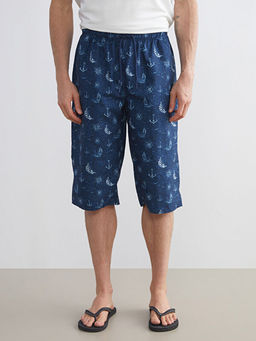 Diz Alt? Boy Desenli Erkek Deniz ?ortu