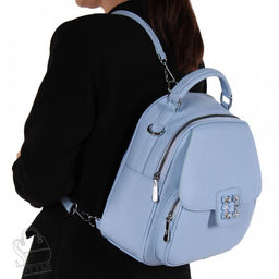 Рюкзак женский 69142 blue Velina Fabbiano-Safenta/30  в Новосибирске