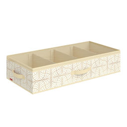 Кофр для хранения обуви со съемными перегородками, 4 секции, 70*35*15 см, LINE SUN, шт - Valiant фото 2