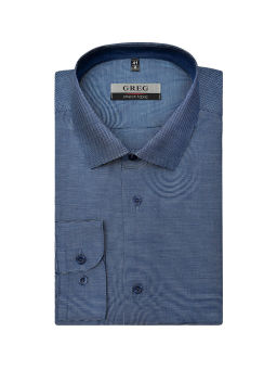 Сорочка мужская длинный рукав GREG 223/237/0156/Z/1 STRETCH