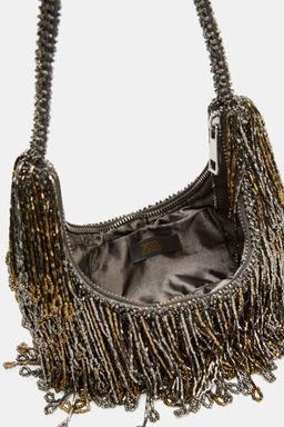 FRINGED SHOULDER BAG - Zara фото 5