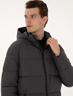 Gri Kap__onlu Mont - Pierre cardin фото 2