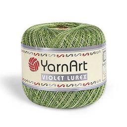 Цена за 6 мотков пряжи Violet Lurex