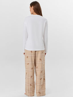 Комплект женский домашний с надписью Petite teddy - Mark formelle фото 3