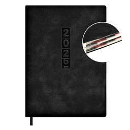 Ежедневник датированный 2026 ESCALADA, #ДУМАЙ КАК МИЛЛИАРДЕР, А6+, 176 л., арт. 70297/ 20 ТИВОЛИ ГЛОСС ЧЁРНЫЙ