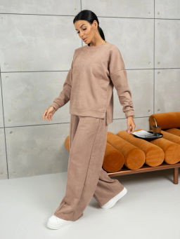 Костюм женский под замшу мод.2082 - Барболета фото 19