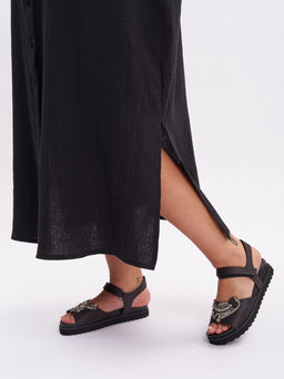 Платье из муслина PP30701BLK01 - Артесса фото 8