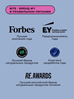 Цена за 16 штук. Батончик протеиновый Bite Банан-миндаль 50г - Take a Bite фото 13