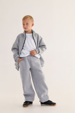 Бомбер утепленный, меланж - Inzibe фото 19