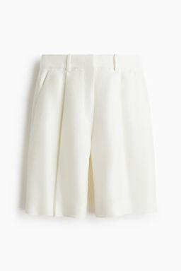 Bermudas en mezcla de lino
