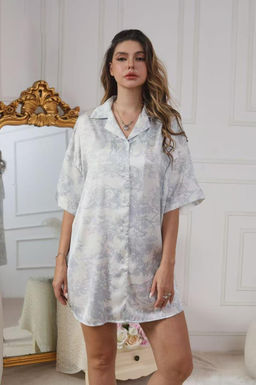K13262 Домашнее платье БЕЛЫЙ