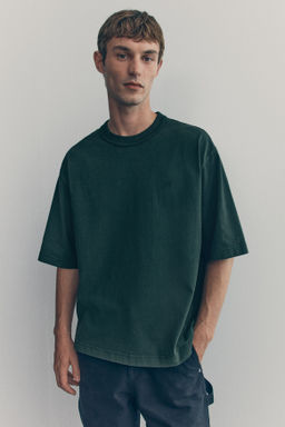 Camiseta boxy de algod?n - H&m фото 9