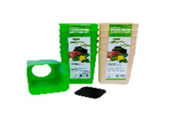 Цена за 2 шт. Набор стаканчиков для рассады 460 мл 6 шт цвет микс