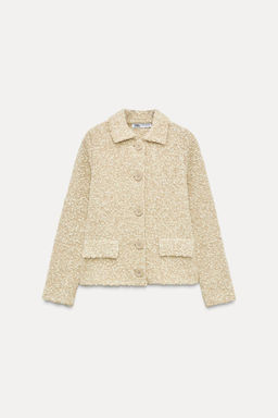 WOOL BLEND KNIT CARDIGAN - Zara фото 3