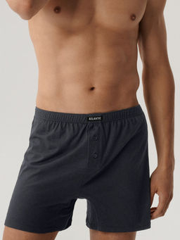 ATLANTIC 2BMB-003 Трусы боксеры Basic - набор 2 шт. графитовый  фото 8