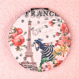 Зеркало карманное 7 см / GT357 /уп 50/300/ кожзам - Галеонтрейд фото 18