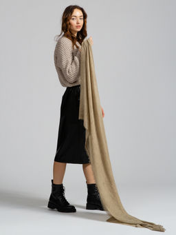 ВИСКОЗА ШЕРСТЬ Палантин ZV-12-6 - Tantino фото 4