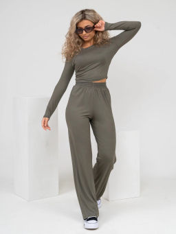 Костюм из вискозы с брюками-палаццо - Барболета фото 2