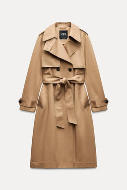 ZW COLLECTION WATER-REPELLENT TRENCH COAT - Zara фото 5