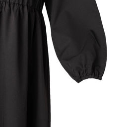 Платье женское миди MIST plus-size, чёрное, размер 52, однотонное