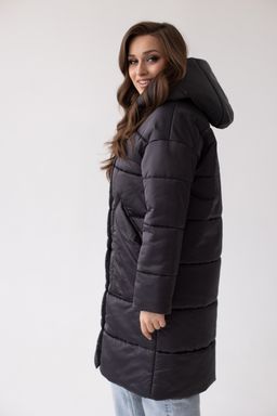 Куртка женская демисезонная 23982 (графит) - Kankan фото 4