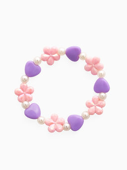 Цена за 2 шт. Набор детский Выбражулька «Ромашки с бабочкой», 2 предмета: бусы, браслет, МИКС