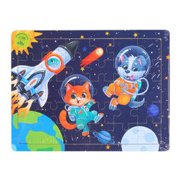 Пазл большой Космос, 30 элементов - Лесная мастерская фото 4