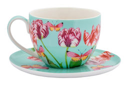 Чашка с блюдцем Тюльпаны, 0,4 л - Maxwell & Williams фото 4