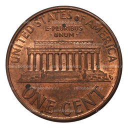 Монета 1 цент 1997 года