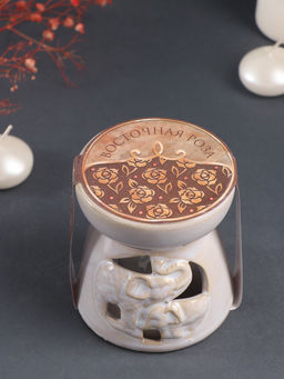 Набор: аромалампа для эфирных масел, мелтс из воска ароматический Слон со слонёнком, светлый беж, 10?10?9 см - Simaland фото 8