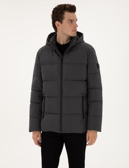 Gri Kap__onlu Mont - Pierre cardin фото 3