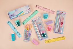 Expert Complete ECR-01 Линейка пластиковая 20 см 24 шт. ассорти