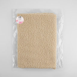 Лоскут мех «Барашек», 50×50 см, 500 г/м, цвет бежевый №2