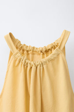 TOP CUELLO HALTER / Amarillo