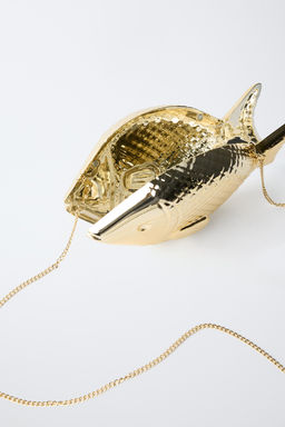 BOLSO PEZ / Oro - Zara фото 4