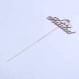 Цена за 10 шт. Топпер С любовью 16х6,5 см - Simaland фото 3