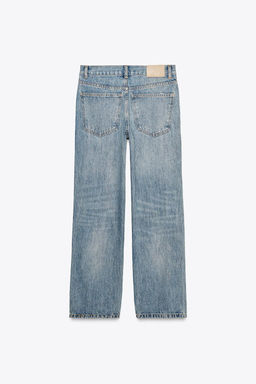 ZW COLLECTION CROPPED STRAIGHT HIGH-WAIST JEANS - Zara фото 15