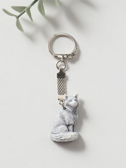 Брелок "Лисичка сидит" (барельеф), 3,5см