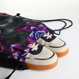 Мешок для обуви, 34*0,1*45, отд на стяжке, черный - Simaland фото 4