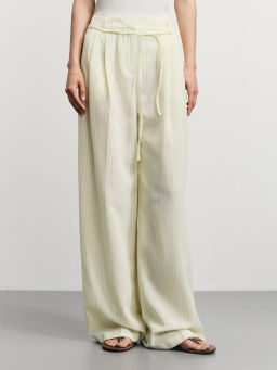 Прямые брюки со шнурком / Zarina фото 3