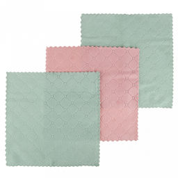 Салфетка для уборки 30х30см "Хозяйка", микрофибра, набор 3шт (Китай)