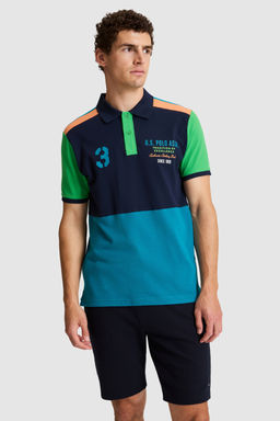 Erkek Petrol Regular Fit Polo Yaka TiЕГrt