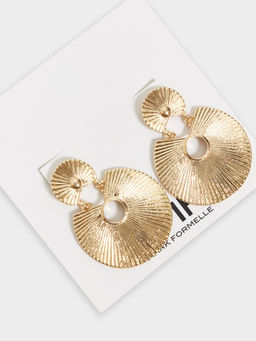 Серьги с подвесками золотистые