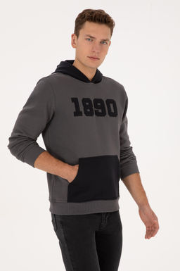 Erkek Gri Sweatshirt