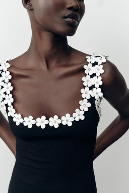 FLORAL HARDWARE STRETCH DRESS - Zara фото 3