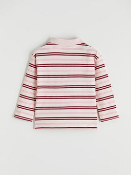 Polo Yaka ?izgili K?z ?ocuk Ti??rt