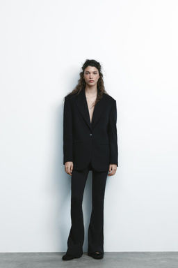 OVERSIZE FLEECE BLAZER