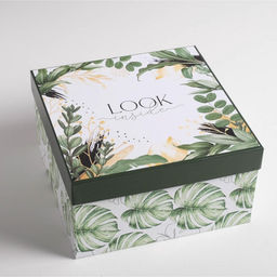 Набор коробок 5 в 1, упаковка подарочная, «Тропический», 14×14×8‒22×22×12 см