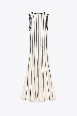 MIDI CUT-OUT KNIT DRESS